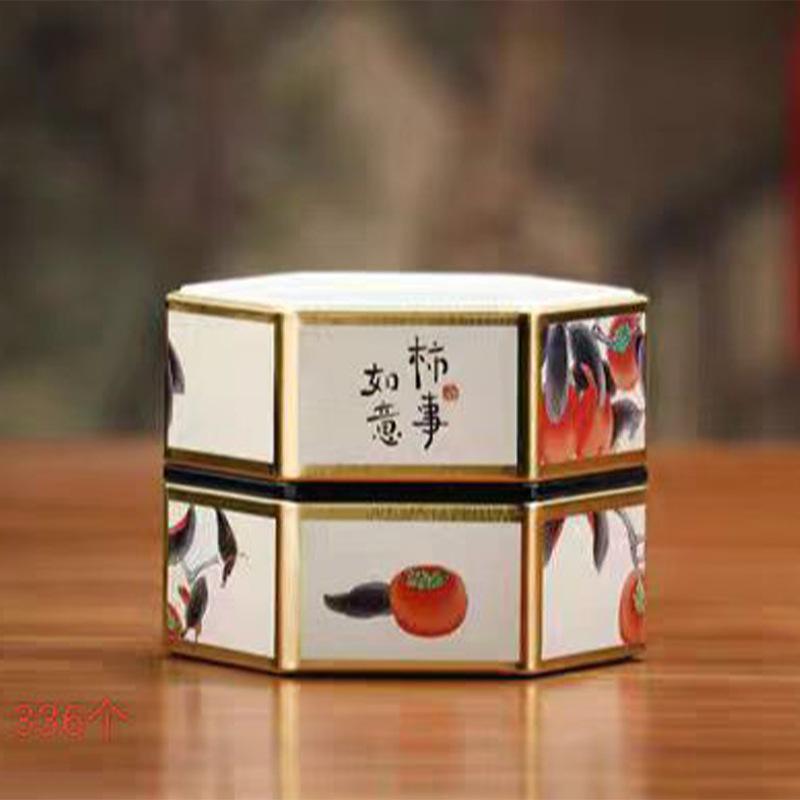 Chinese-style Creative Hexagonal Tea Can Tin Can Made Of Tinplate