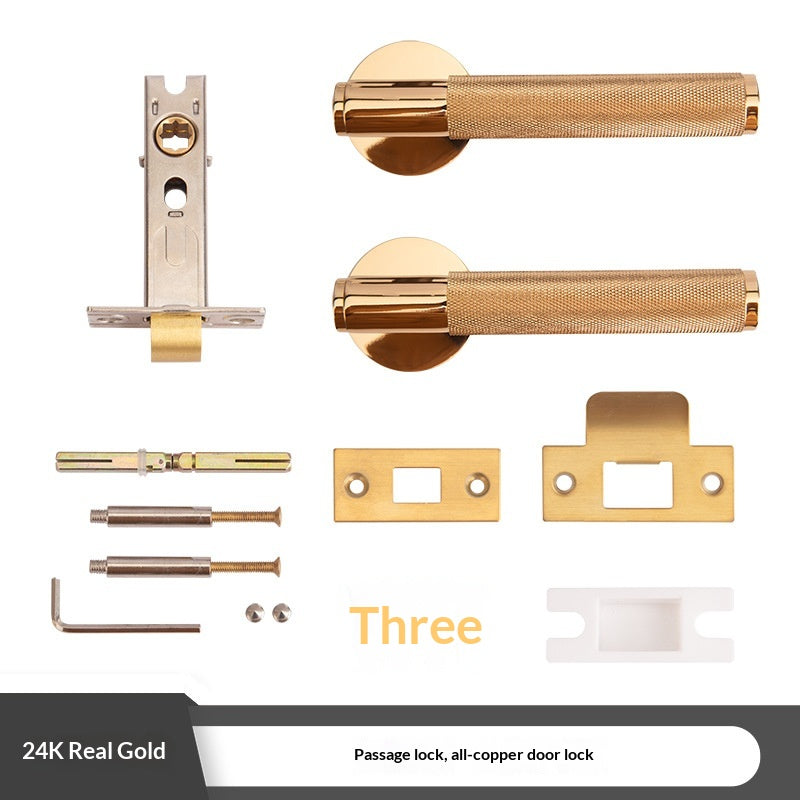 Keyless Door Handle For Home Bathrooms