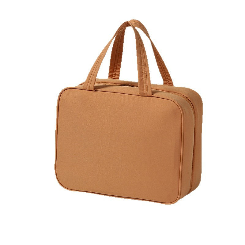 Large-Capacity Oxford Cloth Hanging Portable Toiletry And Makeup Bag For Easy Travel Combing