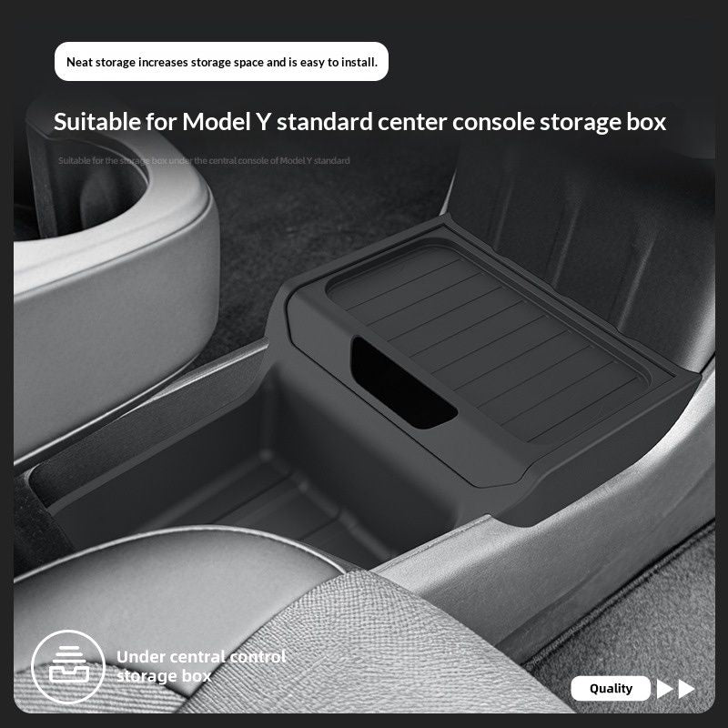 Center Console Lower Storage Box Car Storage Organizer Container