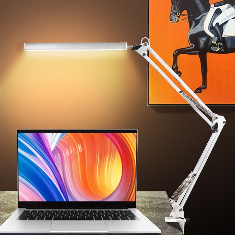 LED Eye Protection Student Dormitory Manicure Bedside USB Beauty Long Arm Folding Clip Lamp