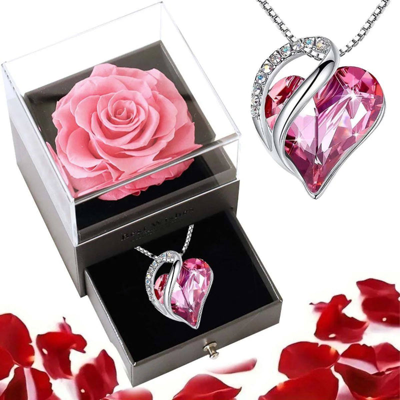 Valentines Day Gift Heart Of The Ocean Love Necklace
