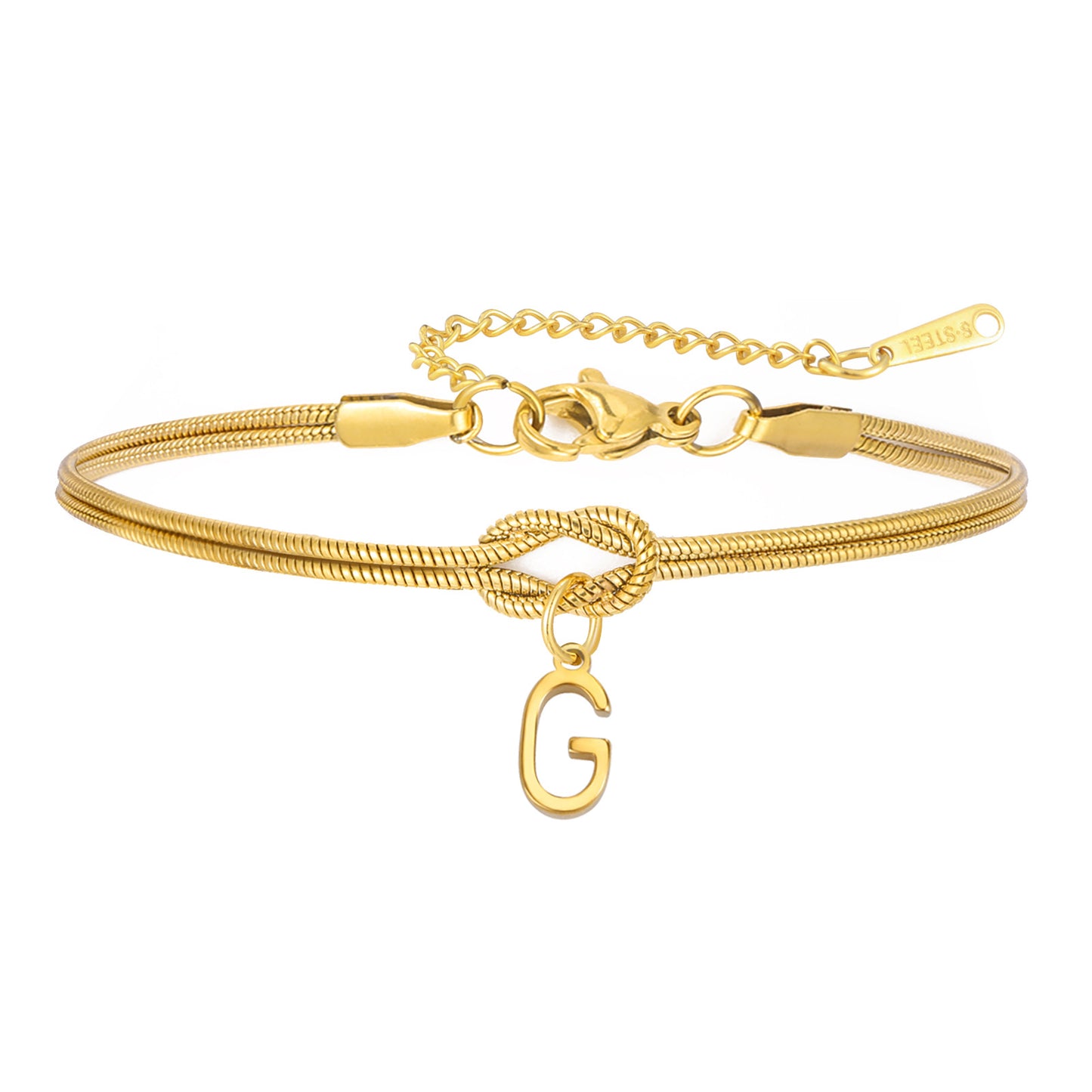New Best-selling Wholesale 26-letter Handmade Knot Bracelets