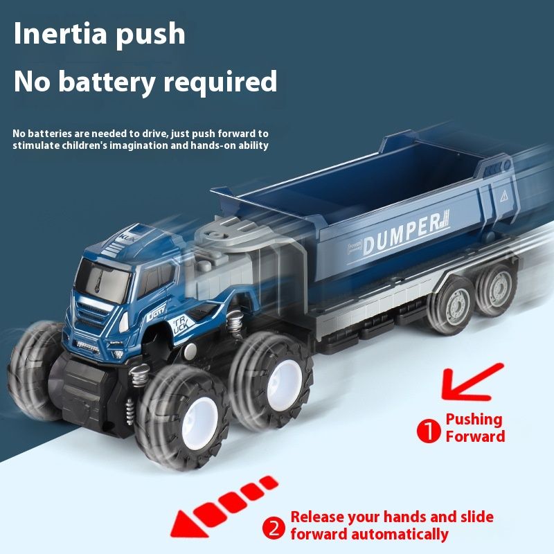 Children's Alloy Engineering Carrying Oil Tank Truck Toys