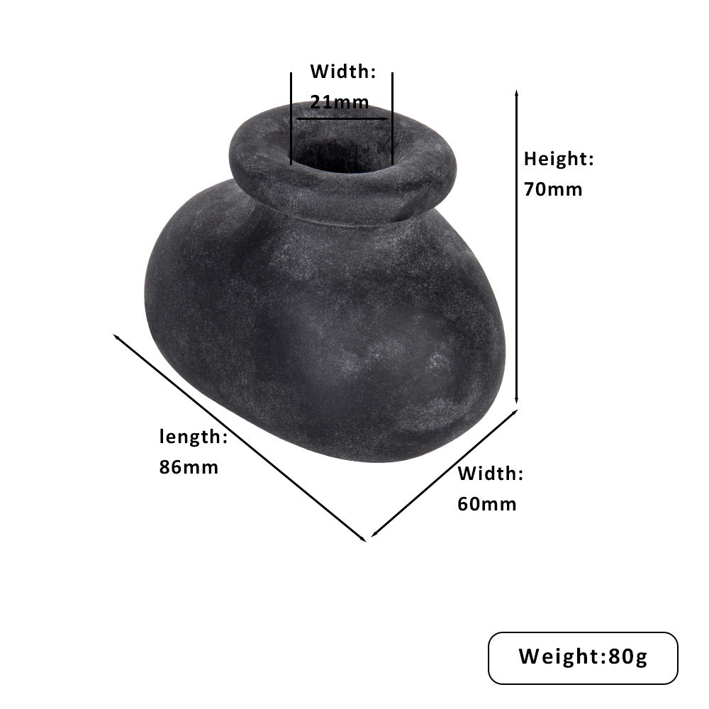 Men's TPE Ribbed Enlargement Sleeve For Thickening Wearable Products