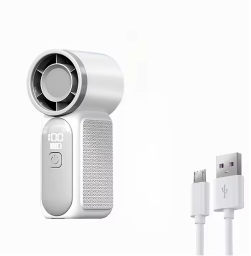 2026 New High Speed Mini Handheld Small Fan, Speed Small Wind Cannon USB Charging Battery Life Turbine Portable Outdoor Fan
