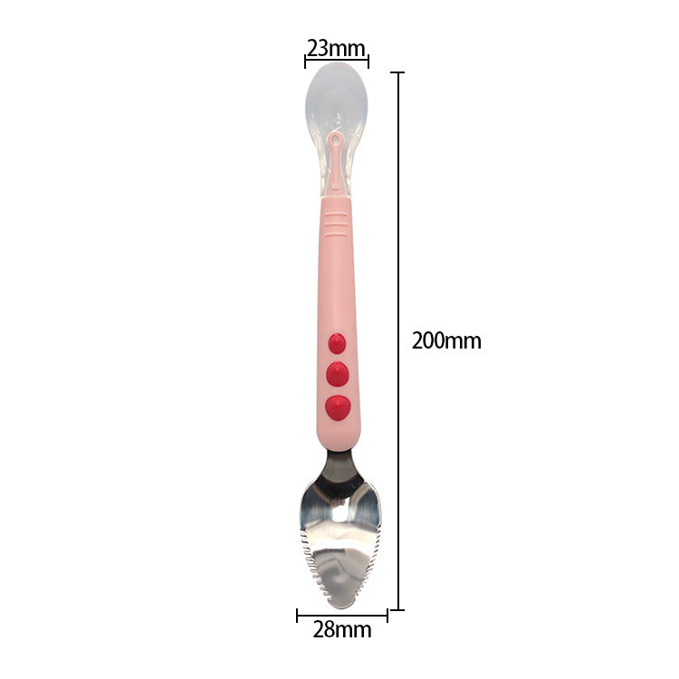 Stainless Steel, Food-grade Childrens Cutlery With Two Ends