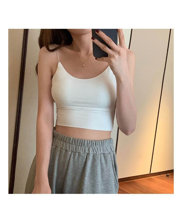 Ice Silk Beauty Back Camisole Women's Korean-style Underwear