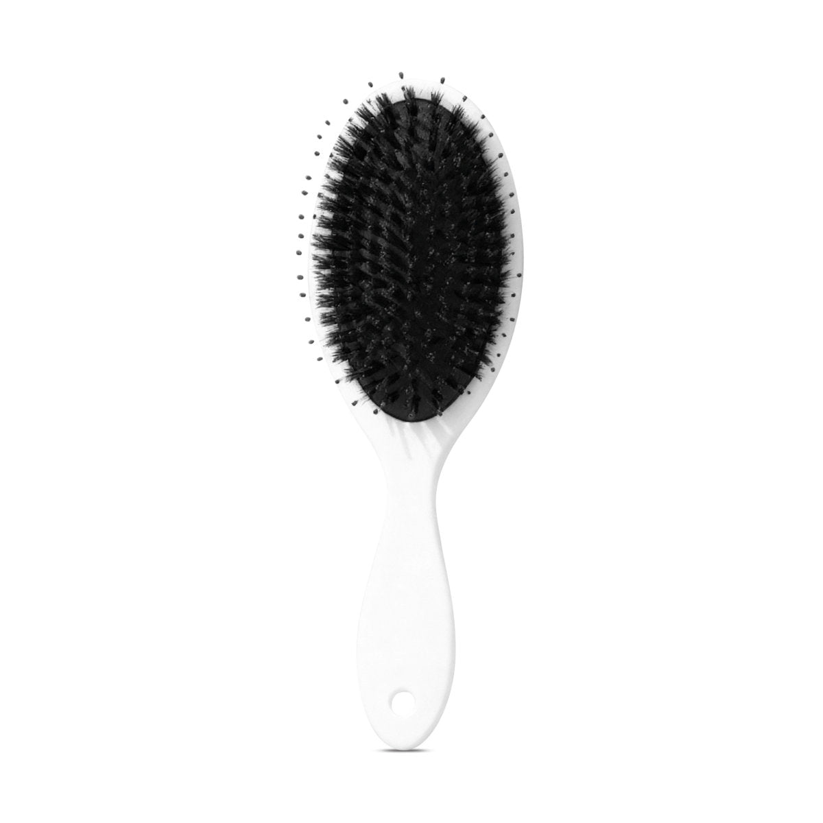 Air Cushion Bristle Hair Brush With White Handle