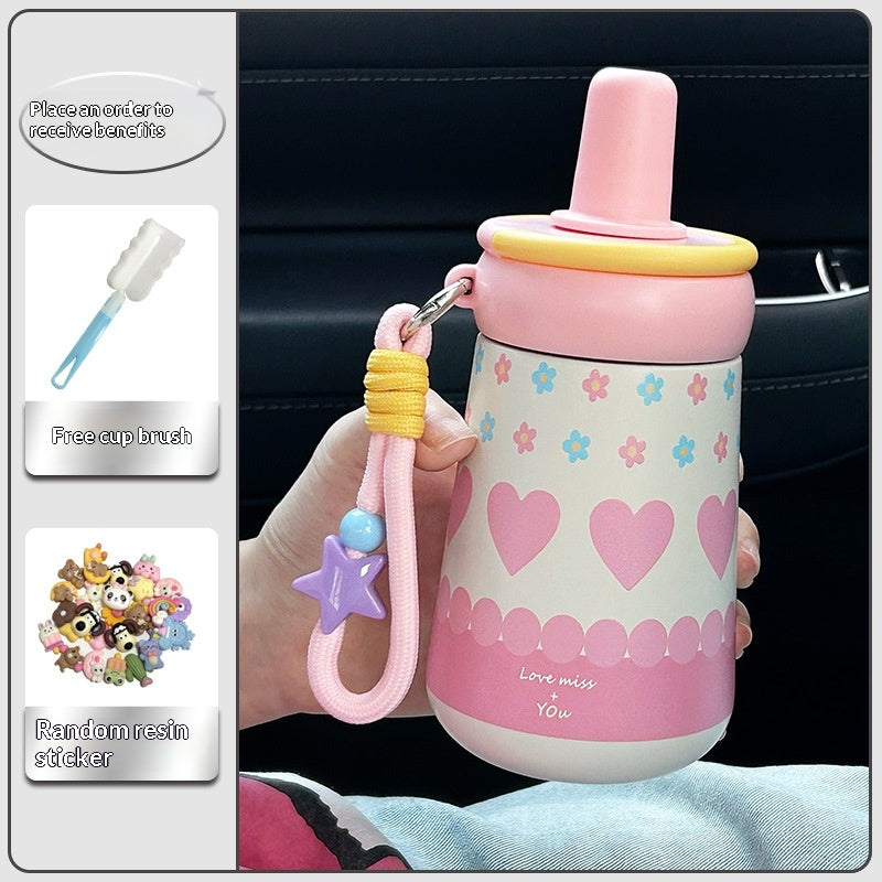 New Creative High-capacity Stainless Steel Water Bottle