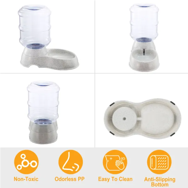 Automatic Gravity-Flow Pet Waterer