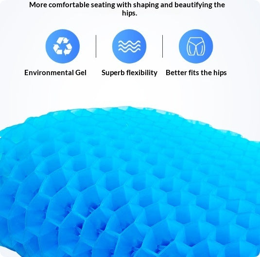 Summer Cooling Pad Japanese Honeycomb Gel Seat Cushion For Office