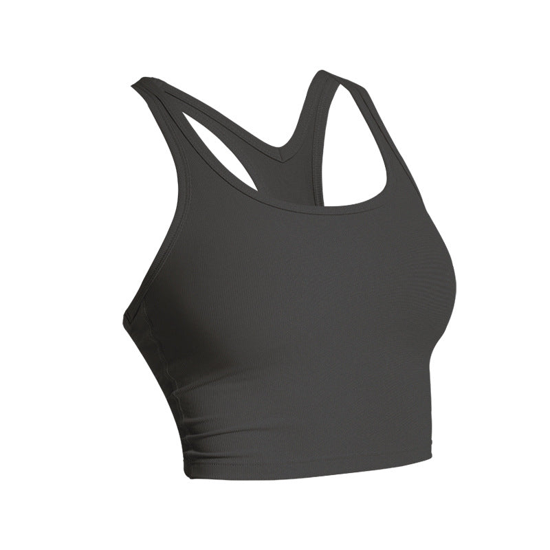 Women's Simple Solid Color Beauty Back Fashion Sports Vest