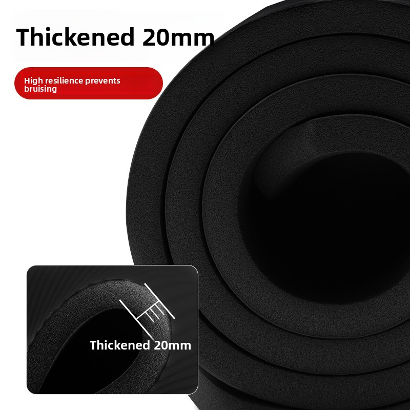 Non-slip, Extra-long, Extra-wide And Extra-thick Yoga Fitness Mat For Home And Gym Use