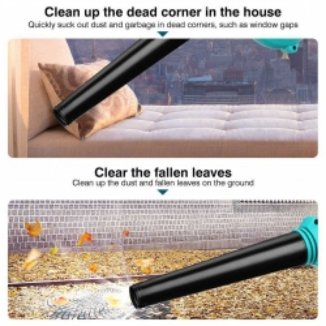 2-in-1 Cordless Electric Leaf Blower Home Car Dust Remove Vacuum Cleaner-One Electric And One Charging Blower -dual-use
