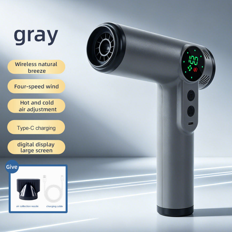 Wireless Portable Student-Size High-Wind Hair Dryer For Dorms