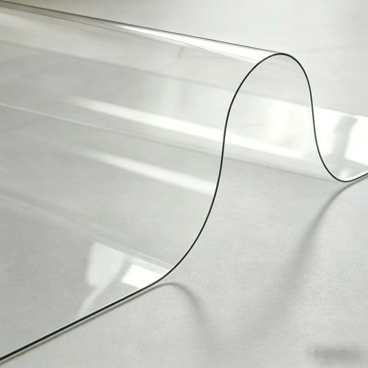 Table Cover 13x16Inch 1.5 Mm Thick Clear Desk Protector Rectangle PVC Desk Mat Waterproof & Easy Cleaning Desk