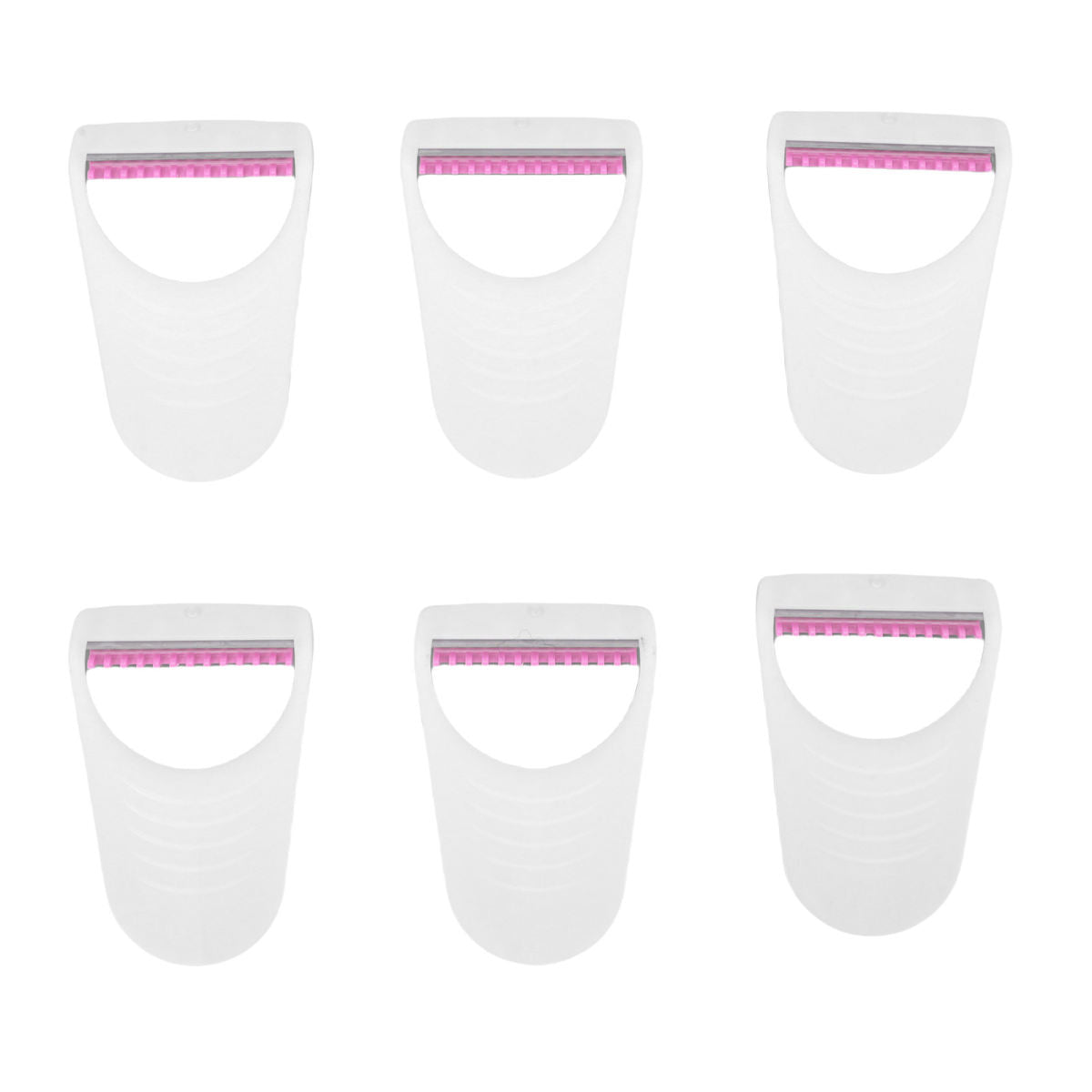6 Pcs Disposable Horse Clippers Portable Horse Grooming Trimming Tools With Protective Covers For Pets Pink