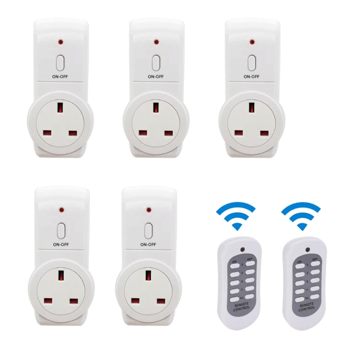 NEW Remote Control Sockets Wireless  Home Mains Power Outlet Pack UK Plug
