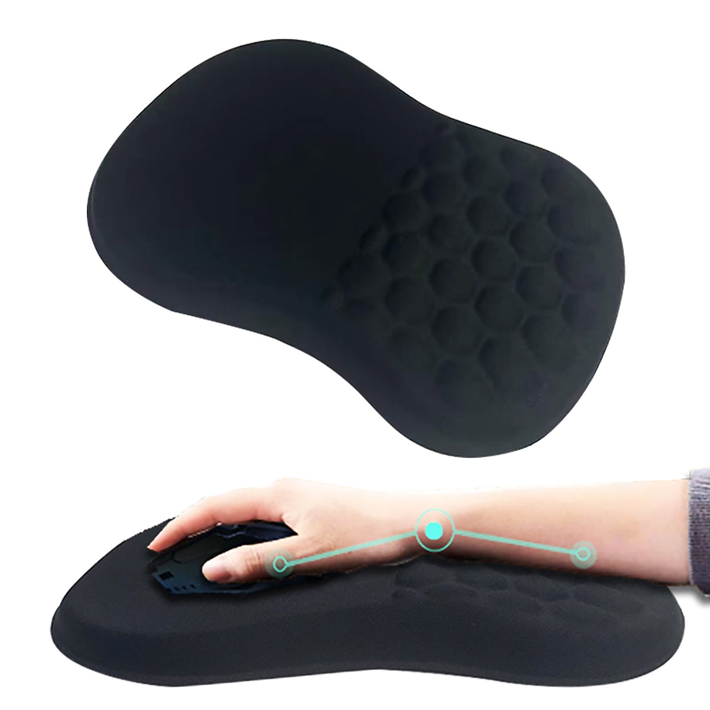 Non-slip Ergonomic Computer Mouse Wrist Rest Pad