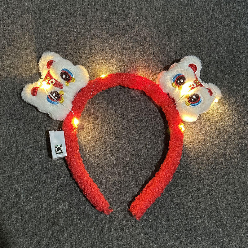 Headband New Year Creative Hair Accessories New Year's Day Annual Meeting Activity Luminous
