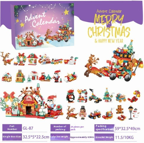 Christmas Tree Building Blocks Christmas Blind Box Christmas Gifts