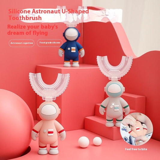 Astronaut Teether Toys Baby Prevent Hand Sucking Molar Rod