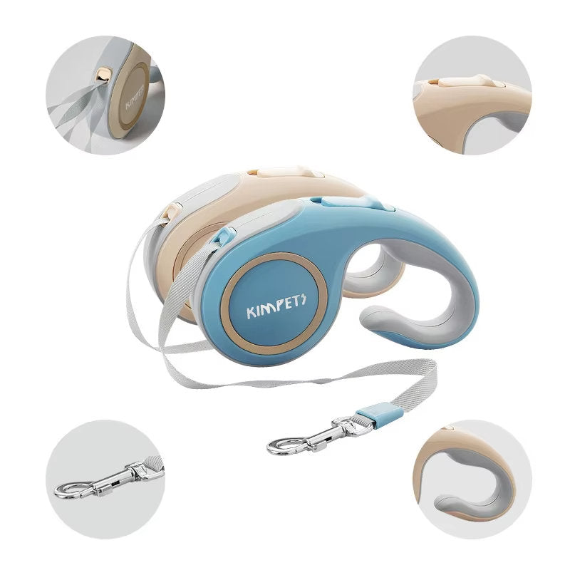Pet Dog Teddy Automatic Telescopic Leash, Cat And Dog Leash, 3m Outdoor Dog Walking Leash