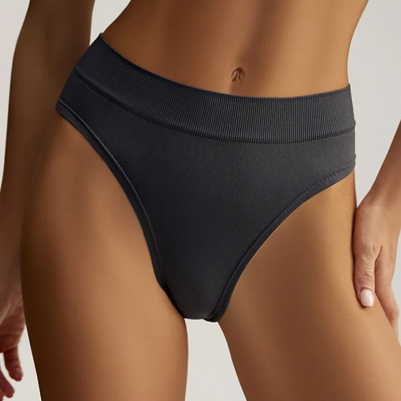 Plus-size Ribbed Seamless Sports And Fitness Traceless Underwear