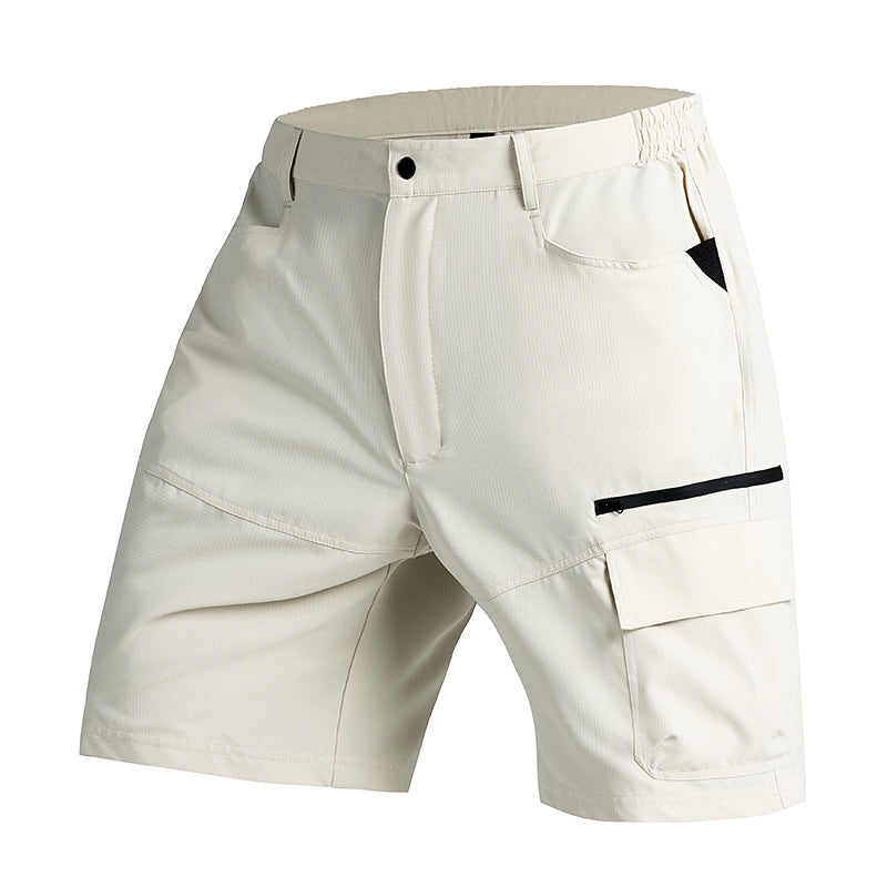 New Men's Multi-Pocket Quick-Dry Breathable Sports Work Shorts Outdoor Running Casual Pants
