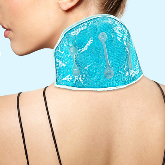 Fashion Personality Neck Ice Beads Plush Massage Bag