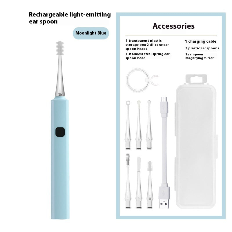 Children's Charging Visual Luminous Ear Pick Cleaning Suit