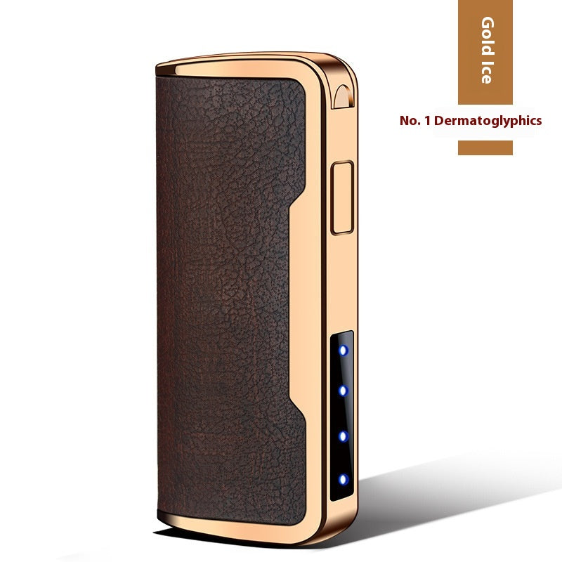 Multifunctional Wind Proof Zone LED Light With Power Display USB Charging Windproof Lighter