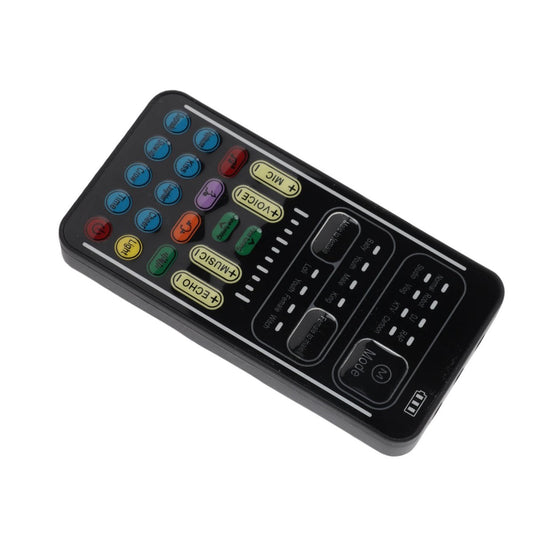 Voice Changer ABS Handheld Portable Multifunctional Sound Disguiser With 8 Sound Effects For Mobile Phone Computer Black