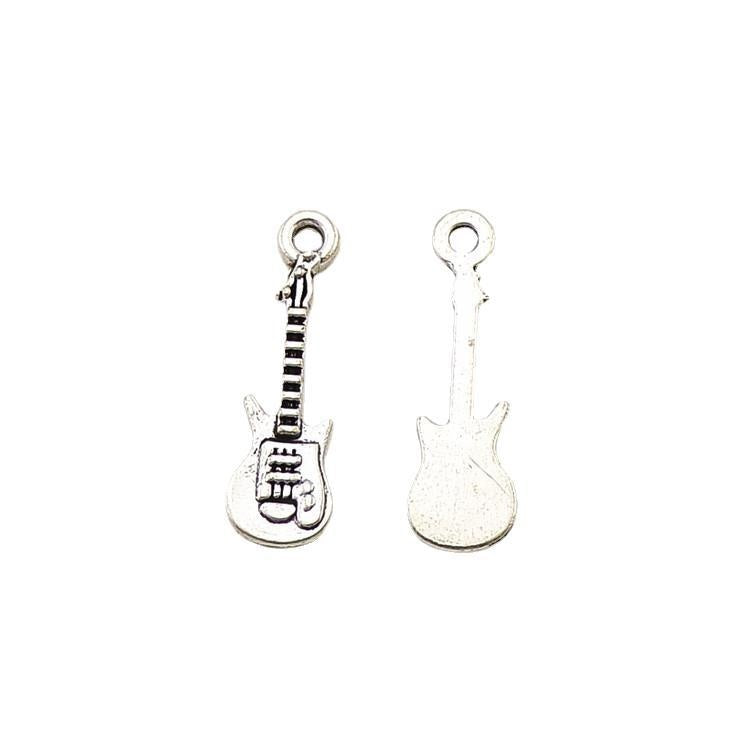 Alloy Decoration Accessories Musical Instrument Guitar Hanging Piece Pendant