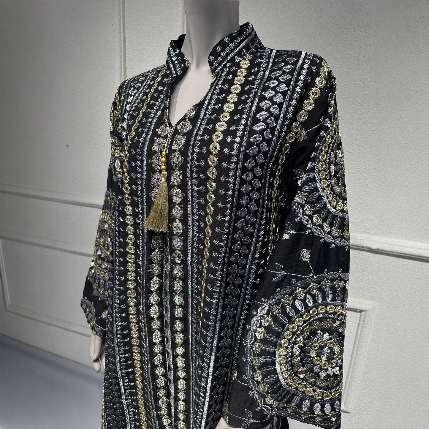 New Best-selling Robe-style Womens Dress With Embroidery