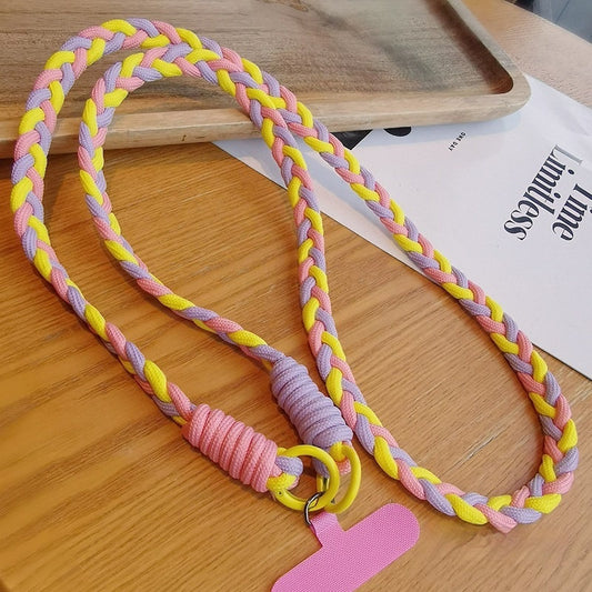 Crossbody Three-strand Horse Tail Mobile Phone Lanyard