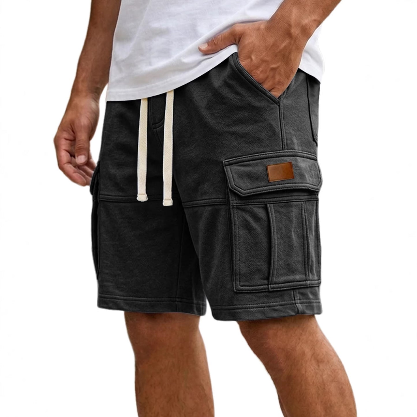 Men's Cargo Shorts With Pockets Fashion Summer Vacation Short Pants