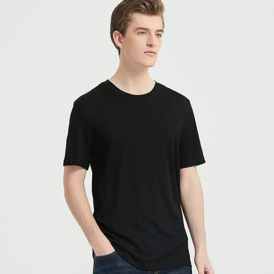 Mens Breathable Relaxed-fit Fitness T-shirt