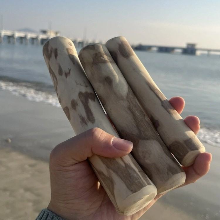 Natural Coffee Wood Pet Dog Bite Toy