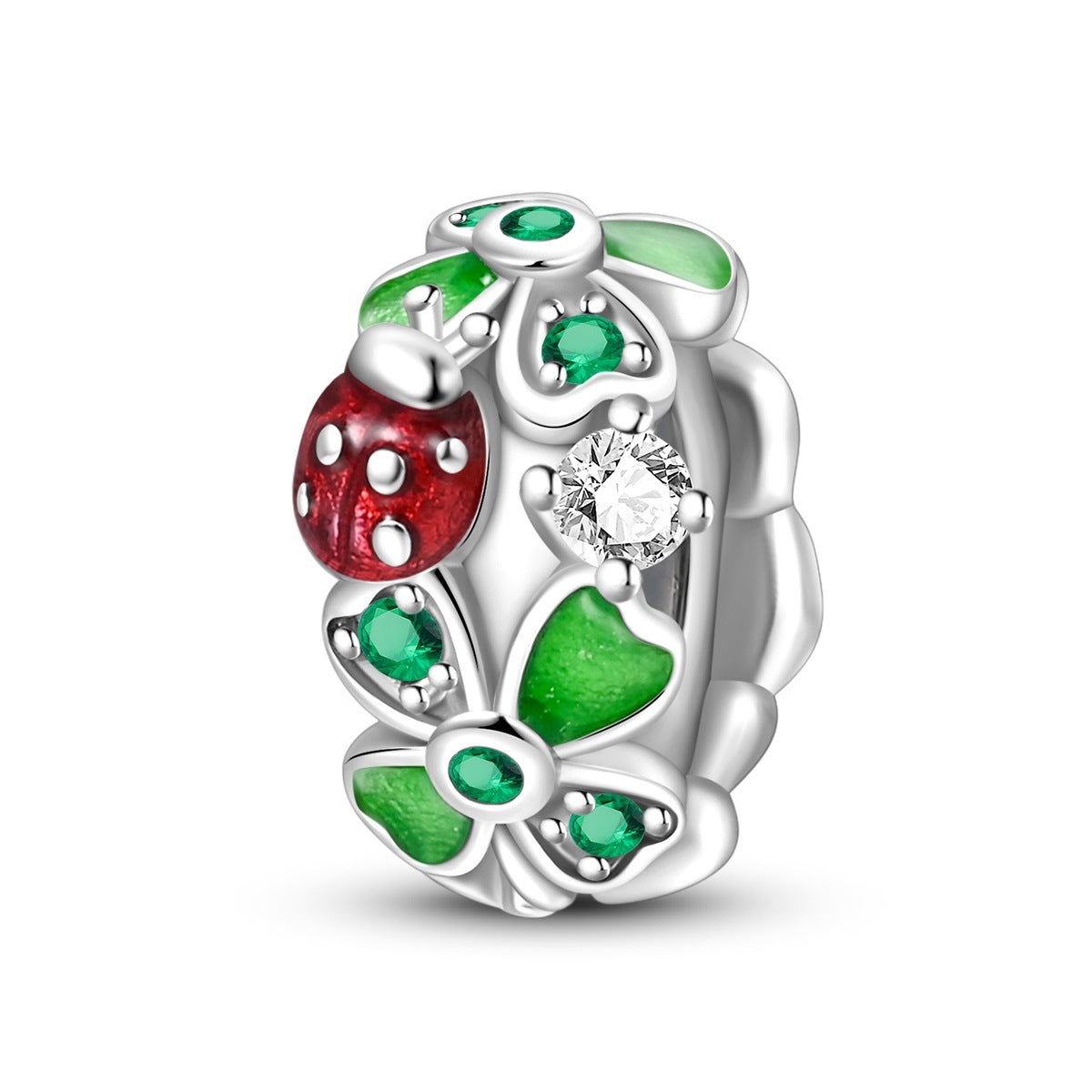 DIY Jewelry Bracelet Accessories Lucky Horseshoe Four-Leaf Clover Charm Pendants