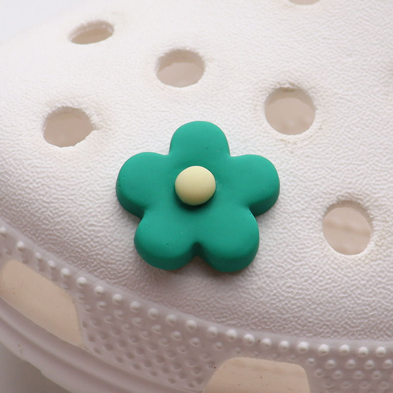 Five Petal Flower Dotted Line Optional Hole Shoes Accessories