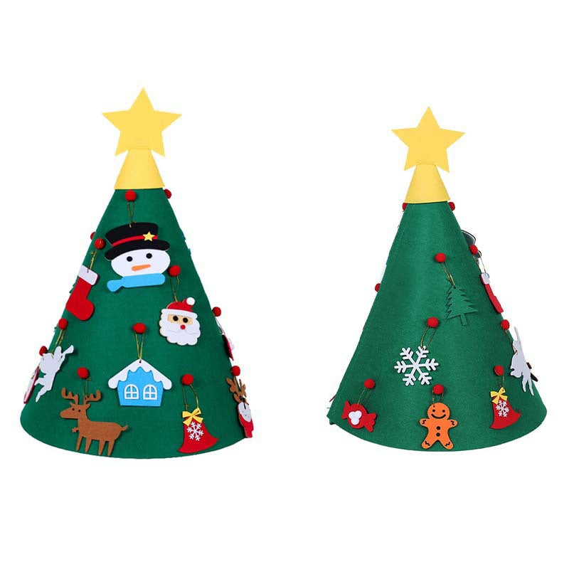 Felt Christmas Tree Or Snowman Holiday Decoration, Perfect For Homes, Classrooms, Offices, And Party Venues, Versatile Seasonal Decor, Festive Wall Art, Christmas Decorations, Best For Christmas, Ch