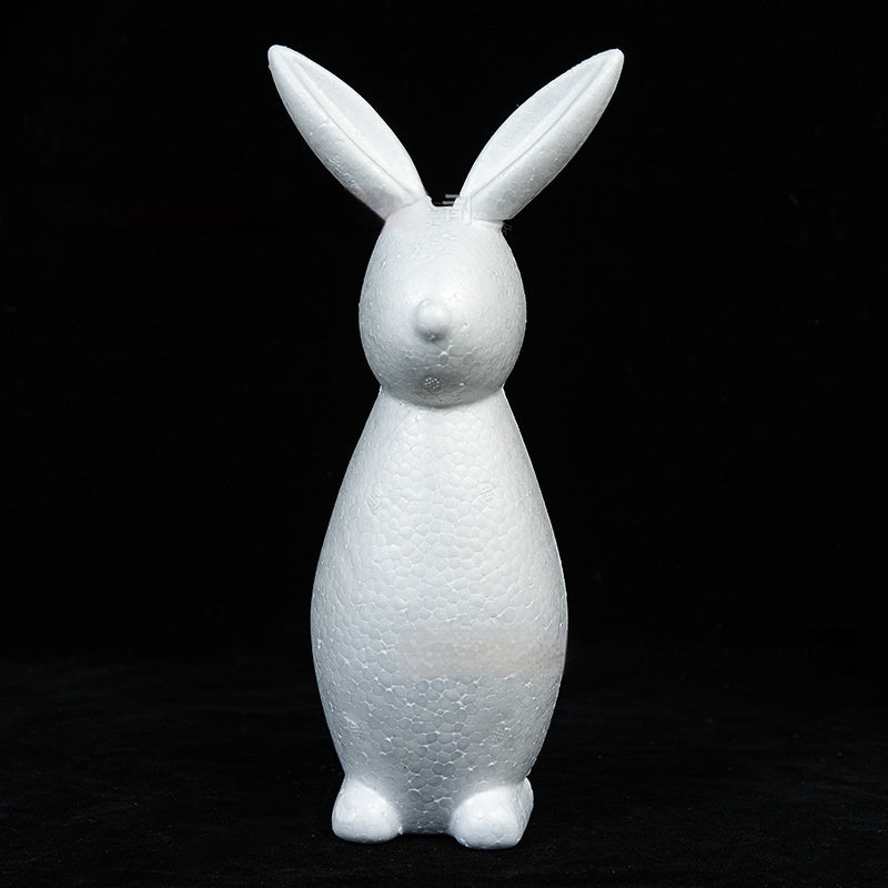 Little Rabbit Blank Mold Flocked Eternal Rose Gift