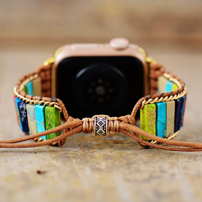 Imperial Stone Hand-Woven Smart Watch Strap