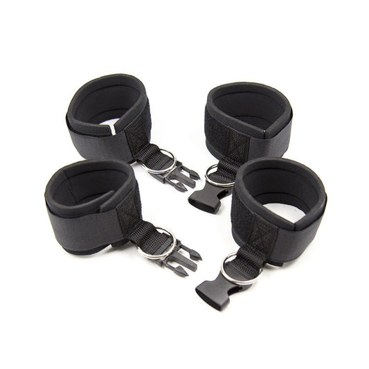 Adult Toys For Couples Hand And Foot Cuffs Sponge Restraints Bondage Handcuffsintimate Black Accessories For Women