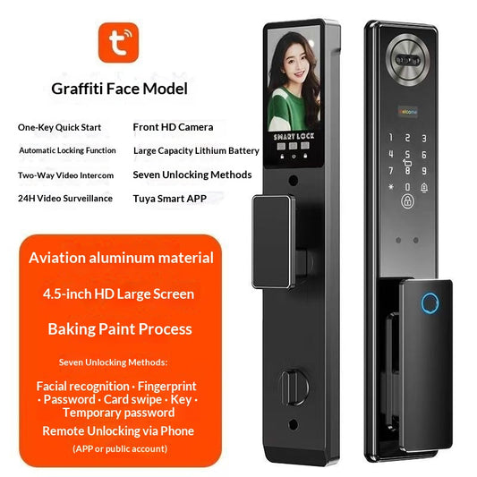Password Lock Surveillance Camera Door Lock Smart Lock