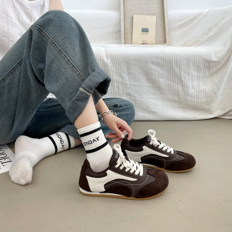 New Korean Version Of German Training Shoes For Female Students In Sports And Leisure