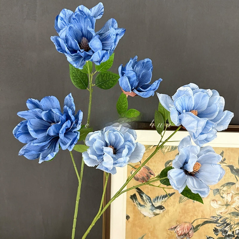 Artificial Magnolia Flowers For Home And Shop Window Wedding Decorations
