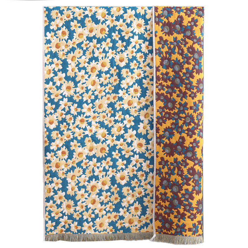 Pure Cotton Gauze Absorbent Tassel-edged Cotton Bath Towel